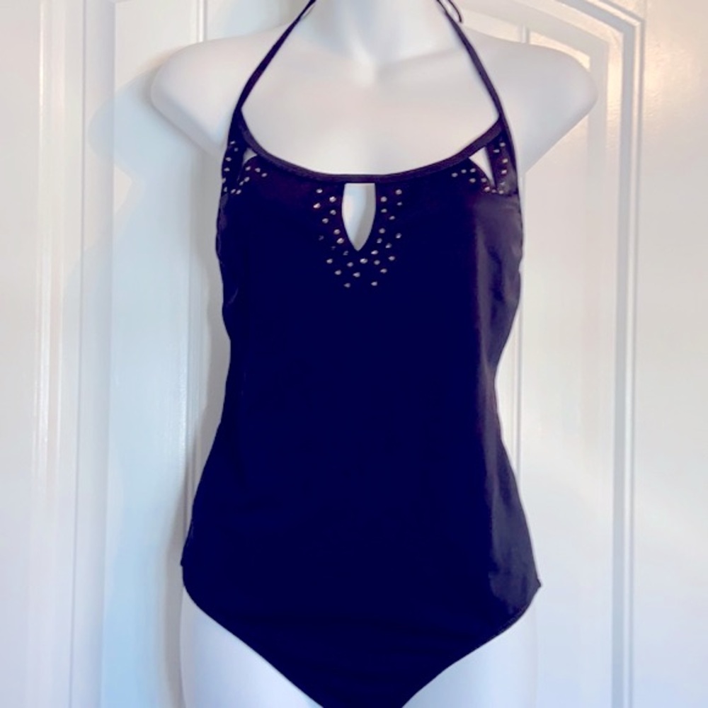 Victoria’s Secret Black 1 Piece Swimsuit size M So Flattering